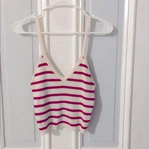 Altar’d State cropped top knitted tank size large